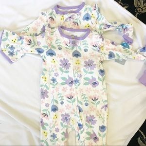 Twin girl pajamas Carter’s NWT